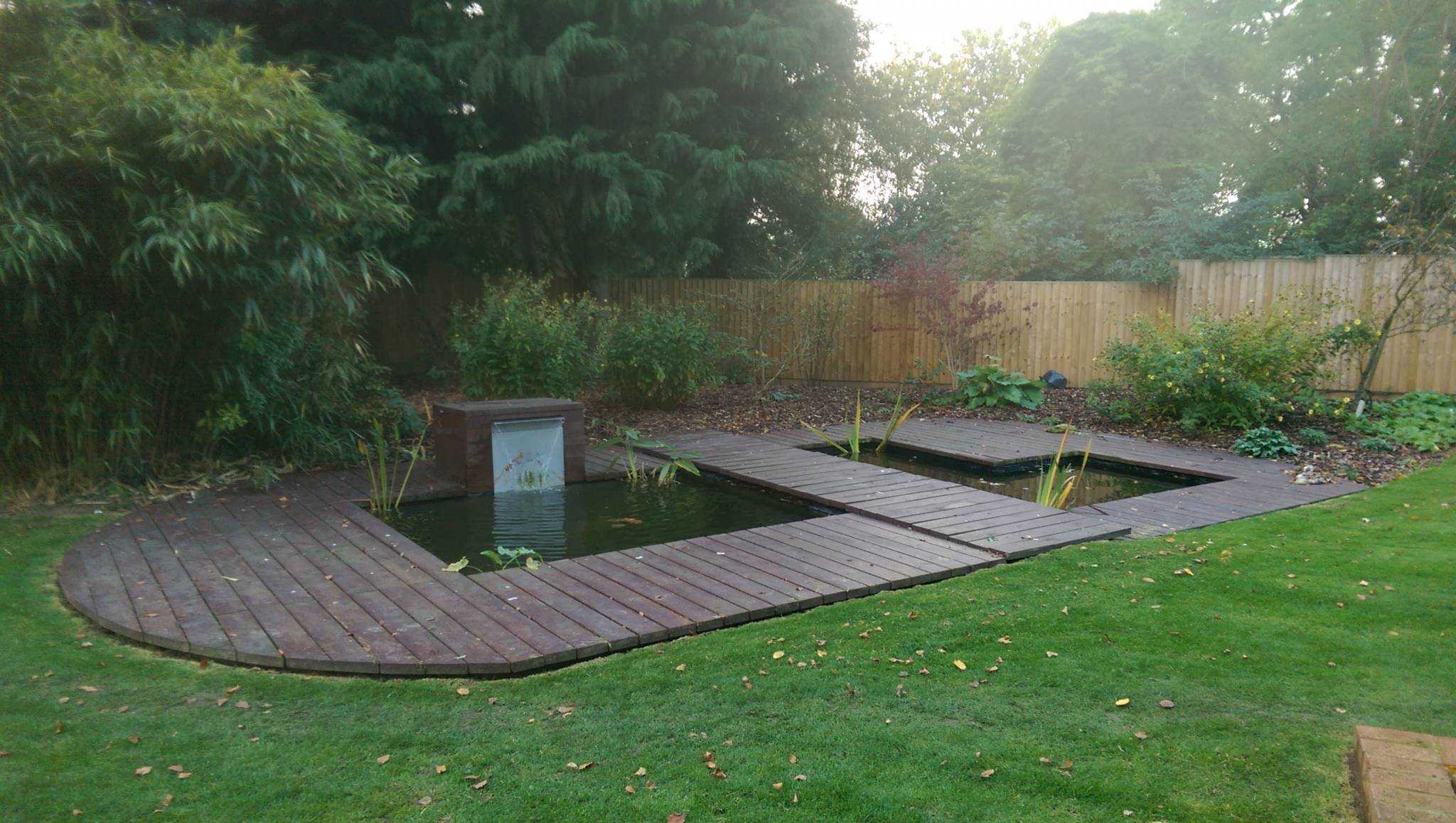 Pond ReVamp in Watford Village N&P Garden Services
